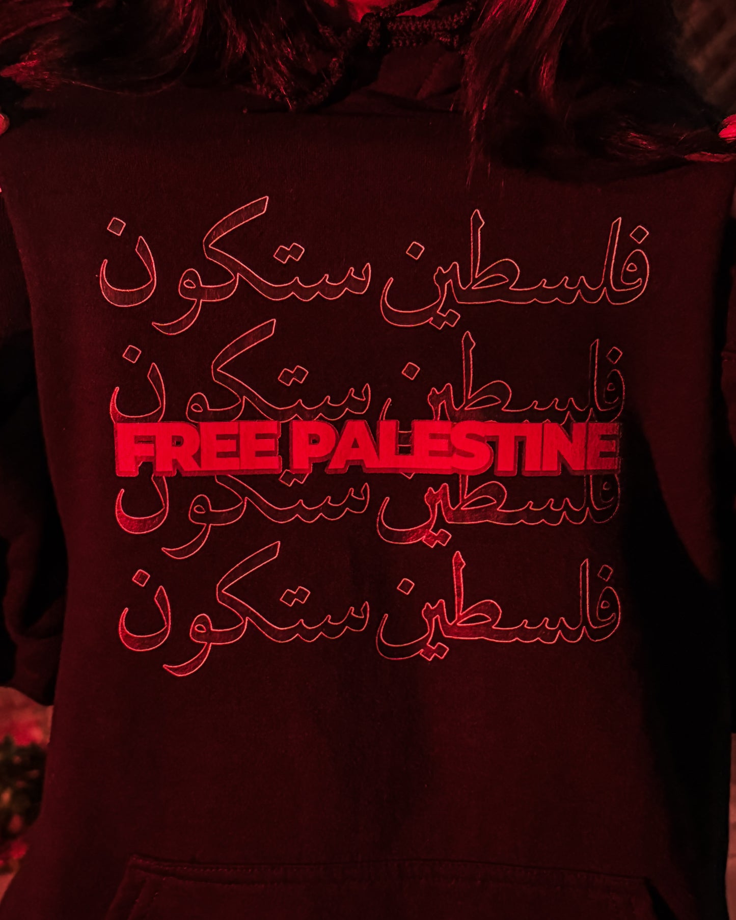 "Free Palestine"  Hoodie