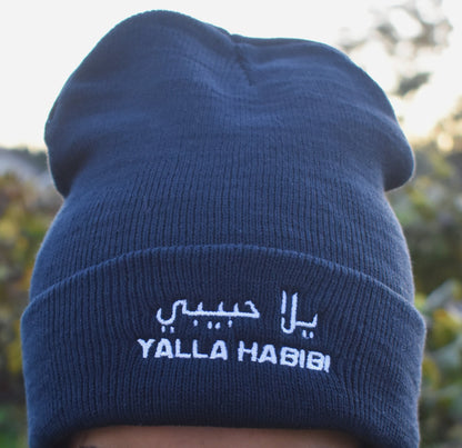 "Yalla Habibi" Embroidered Hoodie